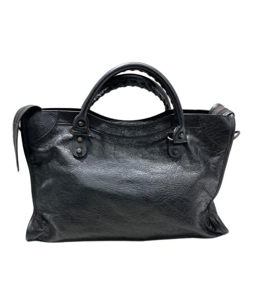 BALENCIAGA（バレンシアガ）BALENCIAGA (バレンシアガ) ザ・シティ エディターズバッグ ブラックの古着・服飾アイテム