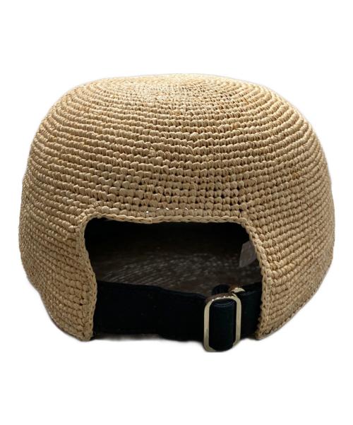 HELEN KAMINSKI（ヘレンカミンスキー）HELEN KAMINSKI (ヘレンカミンスキー) ラフィアキャップ ベージュ サイズ:Freeの古着・服飾アイテム