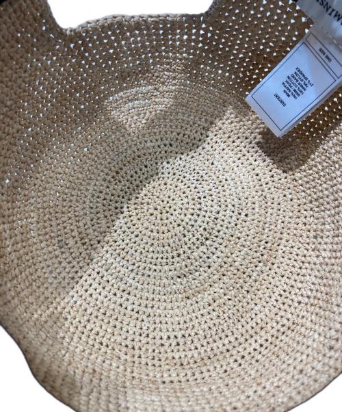 HELEN KAMINSKI（ヘレンカミンスキー）HELEN KAMINSKI (ヘレンカミンスキー) ラフィアキャップ ベージュ サイズ:Freeの古着・服飾アイテム