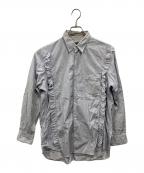 COMME des GARCONS HOMME PLUSコムデギャルソンオムプリュス）の古着「フリルシャツ」｜ブルー