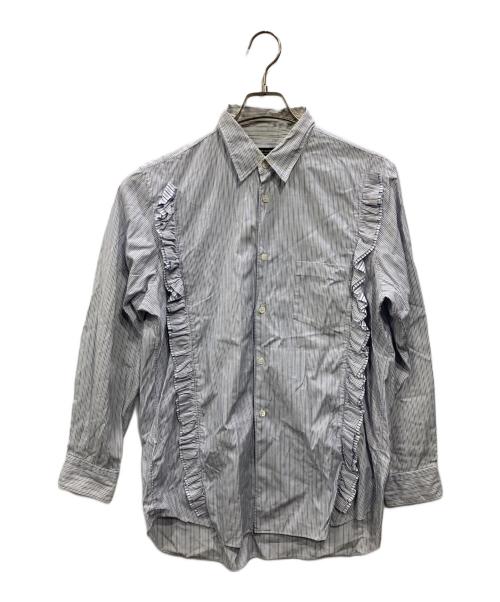 COMME des GARCONS HOMME PLUS（コムデギャルソンオムプリュス）COMME des GARCONS HOMME PLUS (コムデギャルソンオムプリュス) フリルシャツ ブルー サイズ:表記なしの古着・服飾アイテム