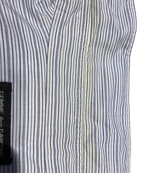 COMME des GARCONS HOMME PLUS（コムデギャルソンオムプリュス）COMME des GARCONS HOMME PLUS (コムデギャルソンオムプリュス) フリルシャツ ブルー サイズ:表記なしの古着・服飾アイテム