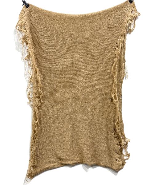 NUMBER (N)INE（ナンバーナイン）NUMBER (N)INE (ナンバーナイン) モヘヤ混スヌード ブラウン サイズ:ONESIZEの古着・服飾アイテム