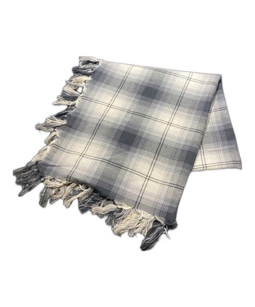 NUMBER (N)INE（ナンバーナイン）NUMBER (N)INE (ナンバーナイン) カシミヤシルクストール グレーの古着・服飾アイテム