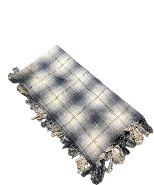 NUMBER (N)INE（ナンバーナイン）NUMBER (N)INE (ナンバーナイン) カシミヤシルクストール グレーの古着・服飾アイテム