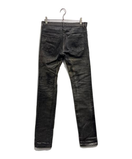 DIOR HOMME（ディオール オム）Dior Homme (ディオール オム) ラスターコーティング加工デニムパンツ ブラック サイズ:76cm (W30)の古着・服飾アイテム