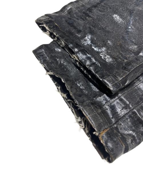 DIOR HOMME（ディオール オム）Dior Homme (ディオール オム) ラスターコーティング加工デニムパンツ ブラック サイズ:76cm (W30)の古着・服飾アイテム