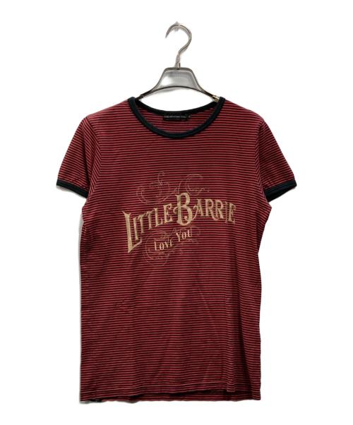 Hysteric Glamour（ヒステリックグラマー）Hysteric Glamour (ヒステリックグラマー) Littele Barrie ボーダーTシャツ レッド サイズ:Ｓの古着・服飾アイテム