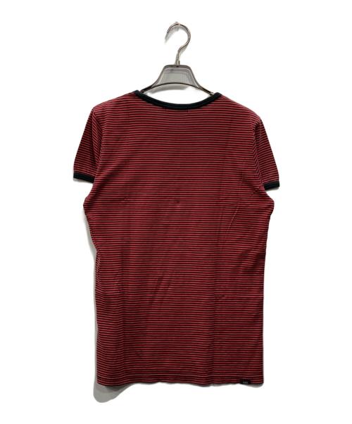 Hysteric Glamour（ヒステリックグラマー）Hysteric Glamour (ヒステリックグラマー) Littele Barrie ボーダーTシャツ レッド サイズ:Ｓの古着・服飾アイテム