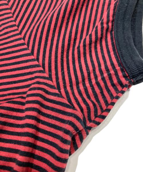 Hysteric Glamour（ヒステリックグラマー）Hysteric Glamour (ヒステリックグラマー) Littele Barrie ボーダーTシャツ レッド サイズ:Ｓの古着・服飾アイテム