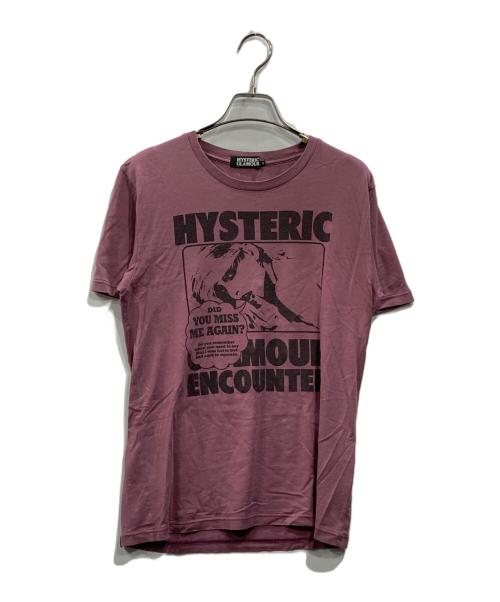 Hysteric Glamour（ヒステリックグラマー）Hysteric Glamour (ヒステリックグラマー) YOU MISS ME AGAIN Tee パープル サイズ:Ｓの古着・服飾アイテム