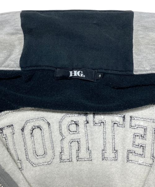 HG（エイチジー）HG (エイチジー) ジップアップスウェット グレー サイズ:Ｓの古着・服飾アイテム