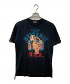 Hysteric Glamour×PLAY BOYヒステリックグラマー×プレイボーイ）の古着「プリントTシャツ」｜ブラック