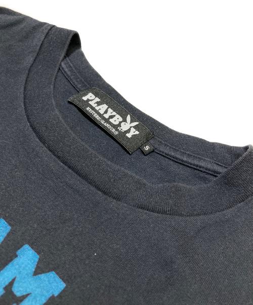 Hysteric Glamour（ヒステリックグラマー）Hysteric Glamour (ヒステリックグラマー) PLAY BOY (プレイボーイ) プリントTシャツ ブラック サイズ:Ｓの古着・服飾アイテム
