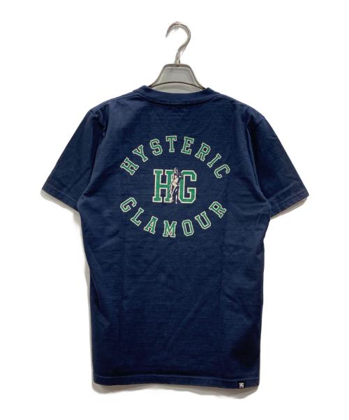Hysteric Glamour（ヒステリックグラマー）Hysteric Glamour (ヒステリックグラマー) ヘビーウェイトTシャツ ネイビー サイズ:Ｓの古着・服飾アイテム