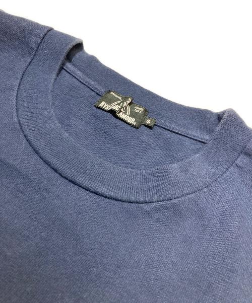 Hysteric Glamour（ヒステリックグラマー）Hysteric Glamour (ヒステリックグラマー) ヘビーウェイトTシャツ ネイビー サイズ:Ｓの古着・服飾アイテム