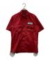 Hysteric Glamour（ヒステリックグラマー）の古着「バックプリントワークシャツ」｜レッド