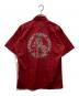 Hysteric Glamour (ヒステリックグラマー) バックプリントワークシャツ レッド サイズ:Ｓ：4500円