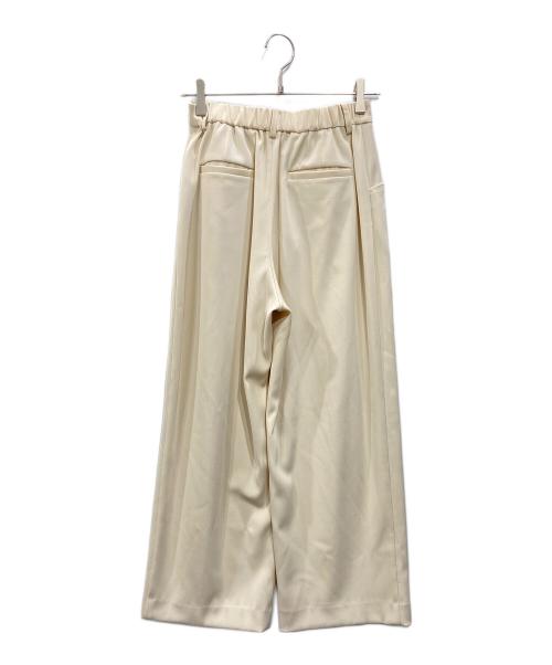 BEAUTY&YOUTH（ビューティーアンドユース）BEAUTY&YOUTH (ビューティーアンドユース) ツイル バックゴム ストレート パンツ ベージュ サイズ:Ｓの古着・服飾アイテム
