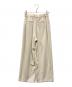 BEAUTY&YOUTH (ビューティーアンドユース) ツイル バックゴム ストレート パンツ ベージュ サイズ:Ｓ：5000円