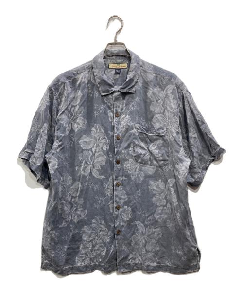 TOMMY BAHAMA（トミーバハマ）TOMMY BAHAMA (トミーバハマ) シルクアロハシャツ グレー サイズ:Ｍの古着・服飾アイテム