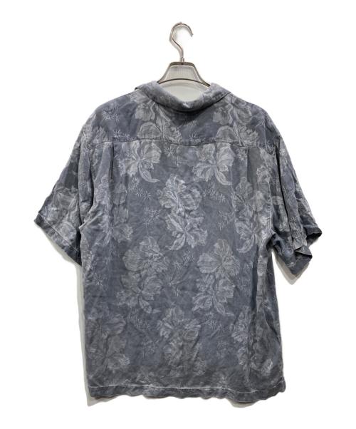 TOMMY BAHAMA（トミーバハマ）TOMMY BAHAMA (トミーバハマ) シルクアロハシャツ グレー サイズ:Ｍの古着・服飾アイテム