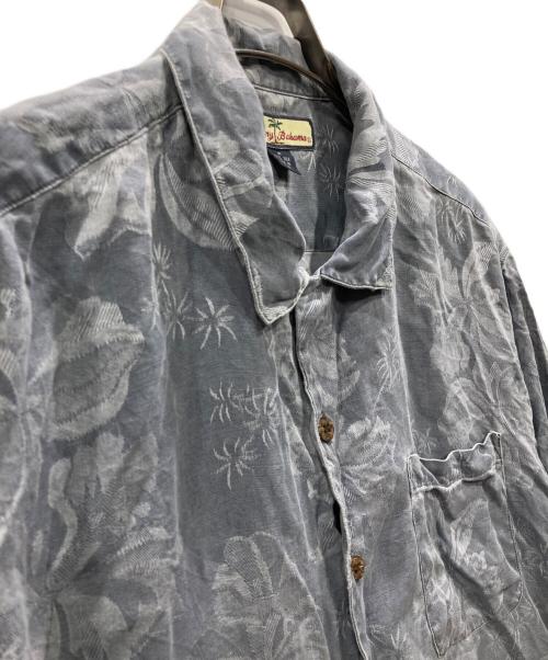 TOMMY BAHAMA（トミーバハマ）TOMMY BAHAMA (トミーバハマ) シルクアロハシャツ グレー サイズ:Ｍの古着・服飾アイテム