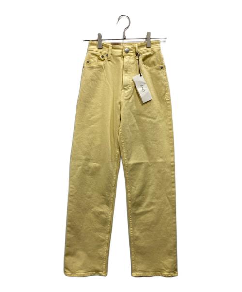 YANUK（ヤヌーク）YANUK (ヤヌーク) LEA(BoysStraight) イエロー サイズ:22 未使用品の古着・服飾アイテム