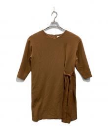 MACKINTOSH PHILOSOPHY（マッキントッシュ フィロソフィー）の古着「リボンワンピース」｜ブラウン