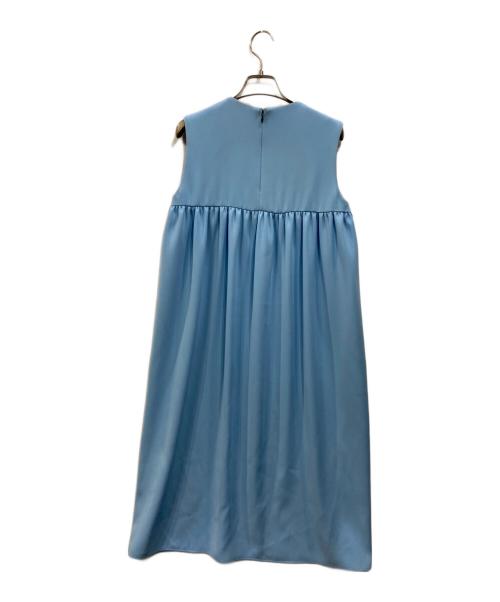 YOKO CHAN（ヨーコチャン）YOKO CHAN (ヨーコチャン) ノースリーブワンピース ブルー サイズ:Sの古着・服飾アイテム
