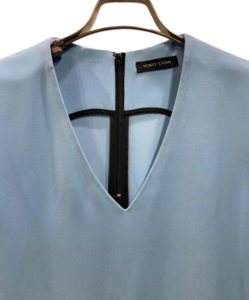 YOKO CHAN（ヨーコチャン）YOKO CHAN (ヨーコチャン) ノースリーブワンピース ブルー サイズ:Sの古着・服飾アイテム