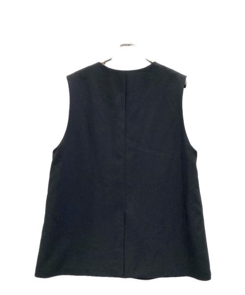 PLST（プラステ）PLST (プラステ) フロントタックベストパンツセットアップ ブラック サイズ:Mの古着・服飾アイテム