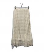 RAY BEAMSレイ ビームス）の古着「レースマーメイドスカート」｜アイボリー