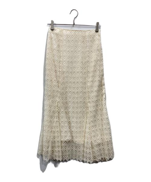 RAY BEAMS（レイ ビームス）RAY BEAMS (レイ ビームス) レースマーメイドスカート アイボリー サイズ:Ｓの古着・服飾アイテム