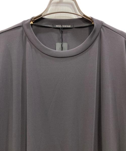 mizuiro-ind（ミズイロインド）mizuiro-ind (ミズイロインド) カットソーワンピース グレー サイズ:Freeの古着・服飾アイテム