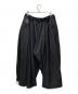 YOHJI YAMAMOTO (ヨウジヤマモト) ウールギャバカラスパンツ ブラック サイズ:2：44000円