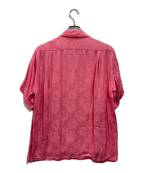 YAMANE（ヤマネ）YAMANE (ヤマネ) オープンカラーシャツ ピンク サイズ:Lの古着・服飾アイテム