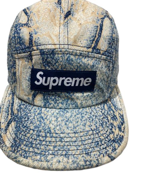 SUPREME（シュプリーム）Supreme (シュプリーム) Camp Cap Snake インディゴの古着・服飾アイテム