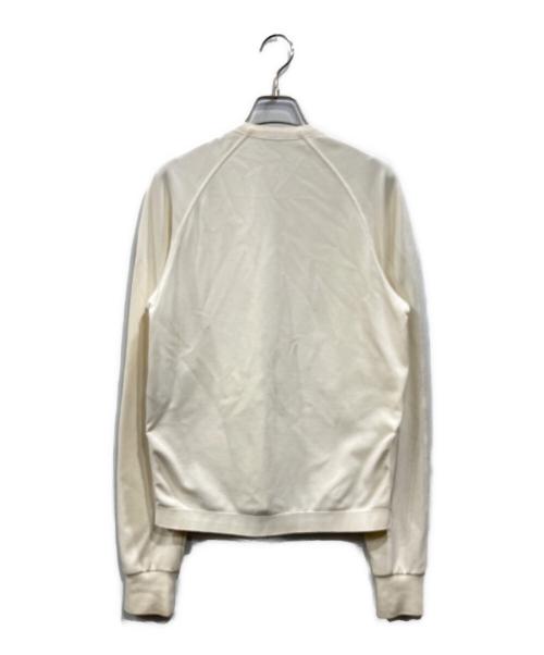 MONCLER（モンクレール）MONCLER (モンクレール) スウェット切替ダウンブルゾン アイボリー サイズ:XSの古着・服飾アイテム