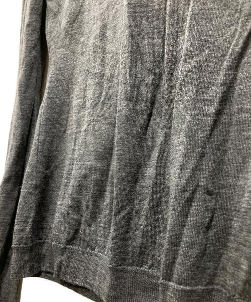 JOHN SMEDLEY（ジョンスメドレー）JOHN SMEDLEY (ジョンスメドレー) メリノウールVネックニット グレー サイズ:XSの古着・服飾アイテム