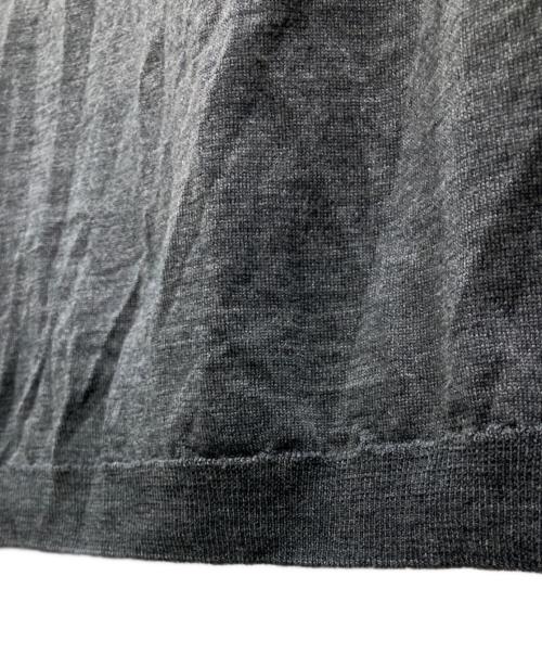 JOHN SMEDLEY（ジョンスメドレー）JOHN SMEDLEY (ジョンスメドレー) メリノウールVネックニット グレー サイズ:XSの古着・服飾アイテム