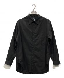 GROUND Y（グラウンドワイ）の古着「COTTON BROAD STANDARD BIG SHIRT」｜ブラック
