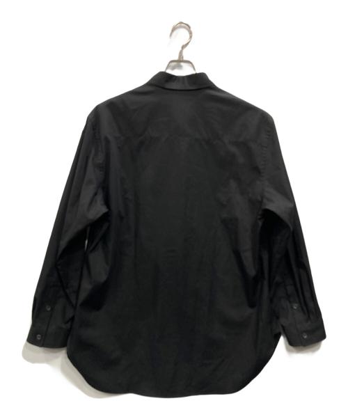 GROUND Y（グラウンドワイ）GROUND Y (グラウンドワイ) COTTON BROAD STANDARD BIG SHIRT ブラック サイズ:3の古着・服飾アイテム