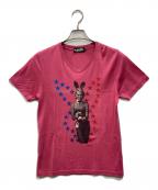 Hysteric Glamour×PLAY BOYヒステリックグラマー×プレイボーイ）の古着「ガールフォトTシャツ」｜ピンク