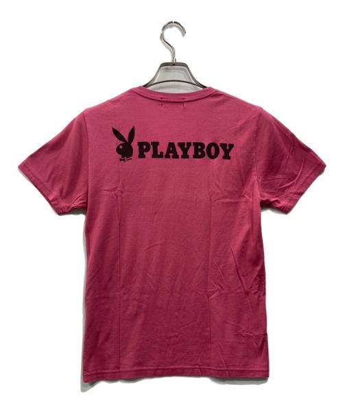 Hysteric Glamour（ヒステリックグラマー）Hysteric Glamour (ヒステリックグラマー) PLAY BOY (プレイボーイ) ガールフォトTシャツ ピンク サイズ:Ｓの古着・服飾アイテム
