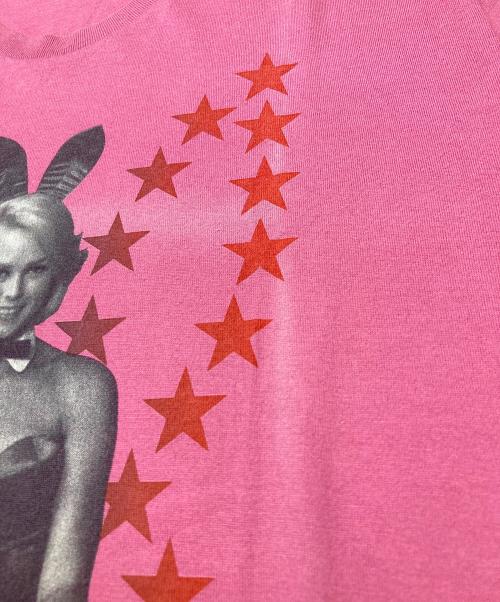 Hysteric Glamour（ヒステリックグラマー）Hysteric Glamour (ヒステリックグラマー) PLAY BOY (プレイボーイ) ガールフォトTシャツ ピンク サイズ:Ｓの古着・服飾アイテム