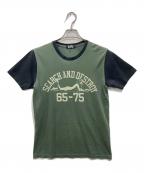 Hysteric Glamourヒステリックグラマー）の古着「ガールプリントTシャツ」｜グリーン