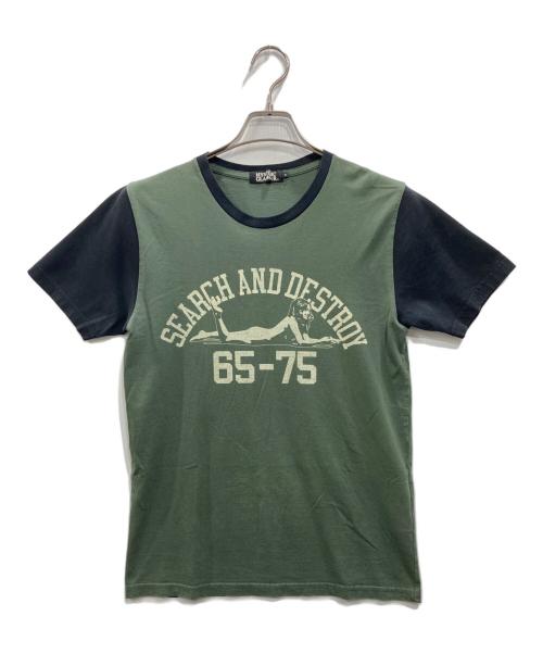 Hysteric Glamour（ヒステリックグラマー）Hysteric Glamour (ヒステリックグラマー) ガールプリントTシャツ グリーン サイズ:Ｓの古着・服飾アイテム