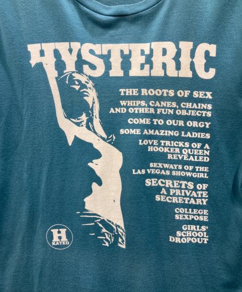 Hysteric Glamour（ヒステリックグラマー）Hysteric Glamour (ヒステリックグラマー) ガールプリントロングスリーブカットソー ブルー サイズ:Ｓの古着・服飾アイテム