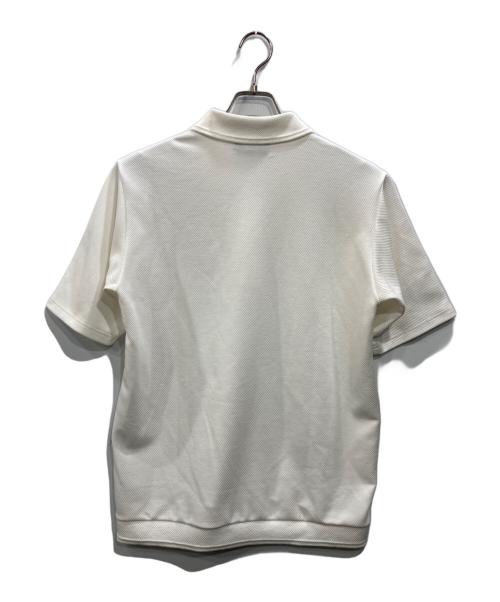FRED PERRY（フレッドペリー）FRED PERRY (フレッドペリー) EDIFICE (エディフィス) SOLOTEX カルゼポロシャツ ホワイト サイズ:Lの古着・服飾アイテム
